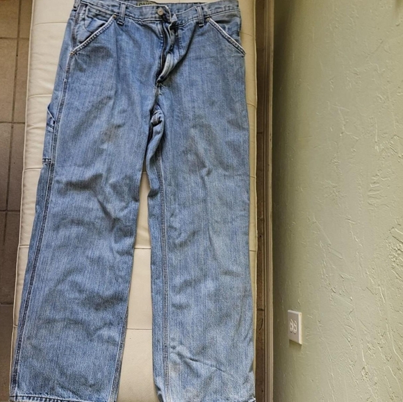 Old Navy relaxed fit mens jeans cargo painter size 34x32. 90s style - Picture 2 of 6